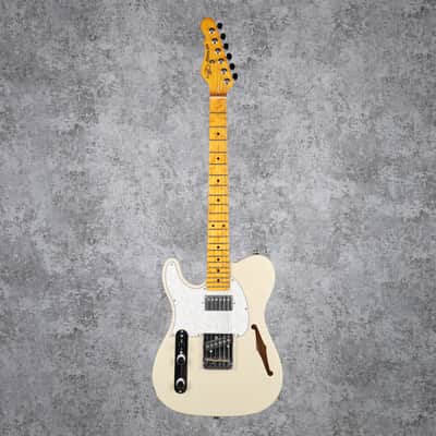 G&L ASAT Classic Bluesboy Semi-Hollow Blonde Left-Handed image 3