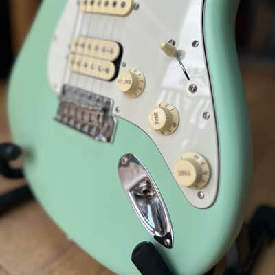 Fender American Performer Stratocaster HSS with Maple Fretboard 2018 - Present - Satin Surf Green image 12