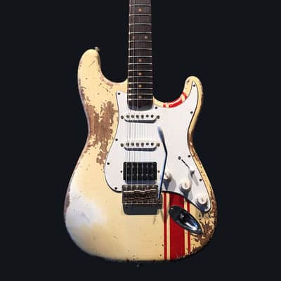 1987 Fender Yngwie Malmsteen Stratocaster ST72-86DSC Reverse Body