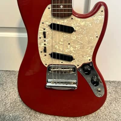 Used Fender 1994 Fender Mustang MG-65 Japanese 65' Reissue Dakota Red image 1