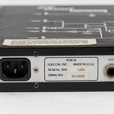 Lexicon PCM 42 Vintage Digital Delay Rack Mono Studio Delay Processor image 5