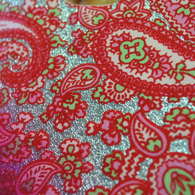 Paisley T  Reborn Old Aged 68-69 Pink Paisley T guitar custom build ORDER YOURS        JVGuitars image 4