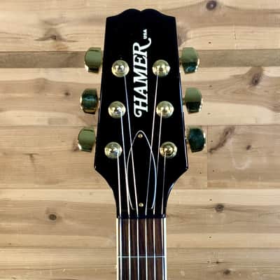 Hamer LTD Artist Custom USA Electric Guitar - Vintage Natural USED image 3