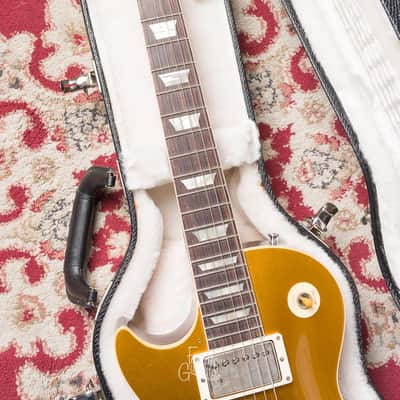 Gibson Les Paul Standard '57 Reissue Left-Handed - Goldtop Darkback VOS #742109 Second Hand image 11