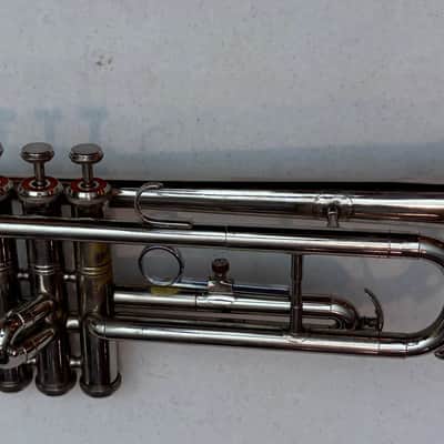 Tristar Silver-Plated Bb Trumpet w/ Bach 5C Mouthpiece, Case & Accessories – Made in India image 7