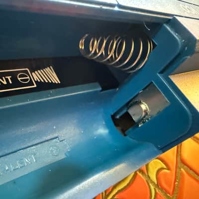 Roland SH-101 Legendary Analog Mono Synth 1982 BLUE!!! With MGS1 Mod Grip image 14