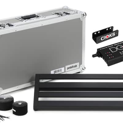 Pedaltrain Classic 2 TC 24x12.5-inch Pedalboard with CIOKS DC7 Power Supply and Tour Case image 3