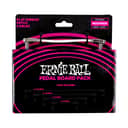 Ernie Ball Flat Ribbon Patch Cables Pedalboard Multi-Pack - White