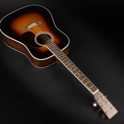 2022 Martin D-35 Standard Reimagined - 1935 Sunburst | USA All Solid Dreadnought Acoustic Guitar 3-Piece Back | OHSC image 7