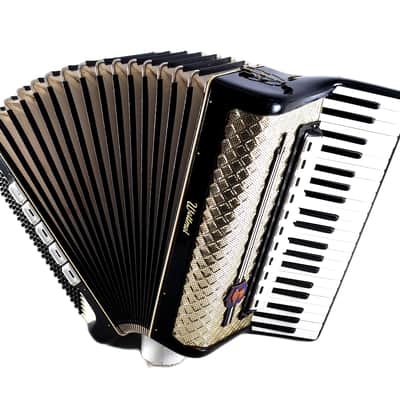 Rare Old/Vintage/Antique, German Made Piano Accordion Weltmeister - 120 bass, 16 registers (11+5) - Golden Era - Youtube VIDEO image 14