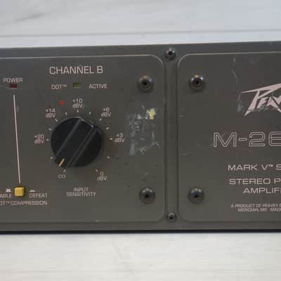 Peavey M-2600 Stereo Power Amp 2000s - Black image 3