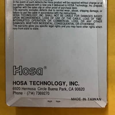 Hosa PXM105 1/4" Phone Plug (mono) to XLR (male) - 5' image 3