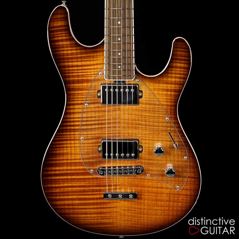 Ernie Ball Music Man Steve Morse LIMITED BFR Caramel Burst Flame #9 / 35 image 1