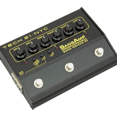 Tech 21 SansAmp Programmable Bass Driver DI Pre-Amp Pedal - Open Box image 4