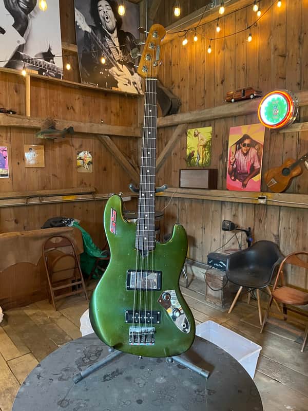 Fender jazz style bass Jazz 1970s-2026 - Sherwood green image 1