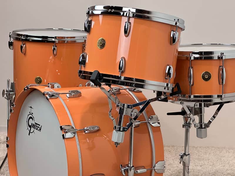 Gretsch 22/13/16/6.5x14" USA Custom Drum Set - Exclusive Cameo Coral Gloss Lacquer image 1