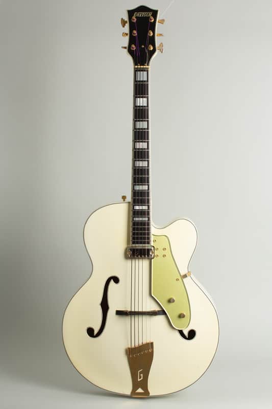 Gretsch Model 6199 Sal Salvador Arch Top Hollow Body Electric Guitar (1961), ser. #43220, black tolex hard shell case. image 1