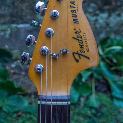 Fender Mustang Guitar with Rosewood - 1978 - Sunburst imagen 6