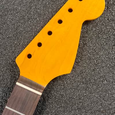 Guitar Neck Fits , Tele , Rosewood, 9.5 radius, Bone Nut Vintage Nitro image 1
