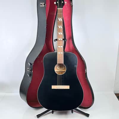 Recording King RDS-7-MBK Dirty 30's Series 7 Dreadnought Acoustic Guitar w/ Hard Case image 1