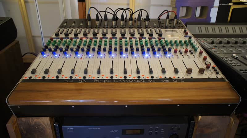 Trident  Fleximix console mixer Wood/Silver finish image 1