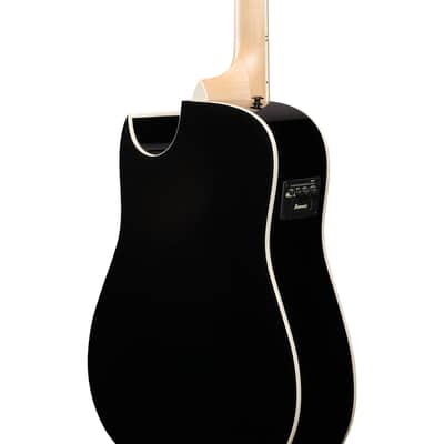 Ibanez Altstar Series ALT50FA Acoustic Electric Guitar, Red Doom Burst image 7
