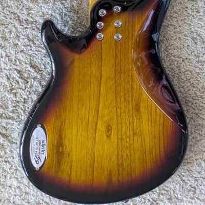 Mint Schecter Model 2494 CV-5 Electric 5 string Bass 3-Tone Sunburst image 2