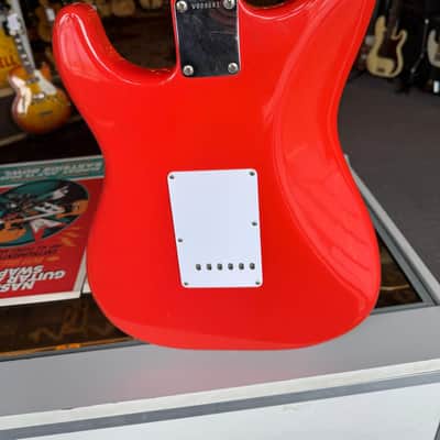 Fender Stratocaster AVRI '62, 1982 Fullerton, Fiesta Red, V-Neck, All Original image 8