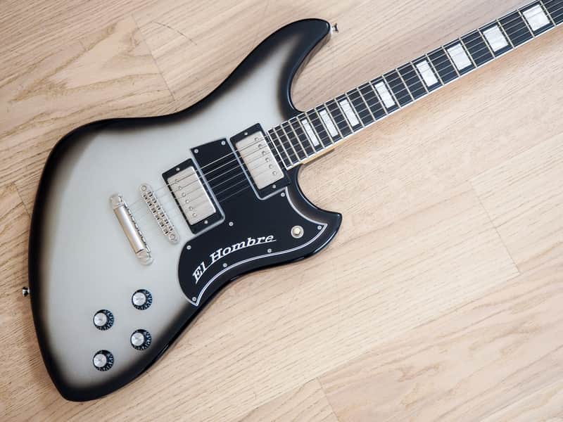 2015 Bilt El Hombre Deluxe Electric Guitar Silverburst Lollar Imperials Ebony Fretboard w/ohc image 1