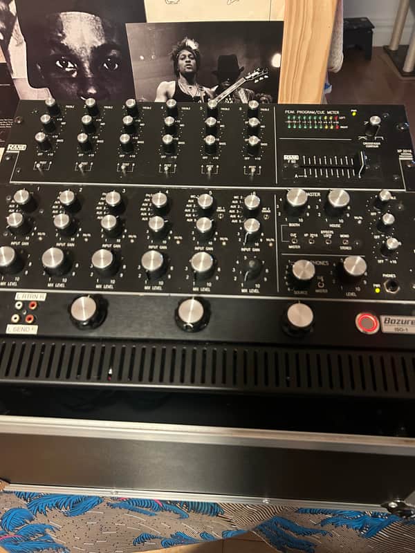 Complete DJ Rotary Mixer Rig: Rane Mp2016 & expander, Bozure Iso, Odyssey Road Case image 1
