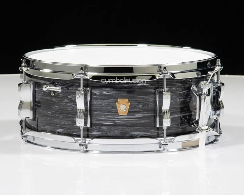 Ludwig Legacy Mahogany Jazz Fest 5.5x14 Snare - Vintage Black Oyster