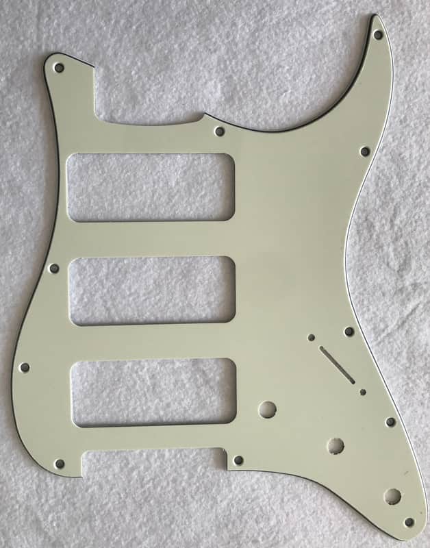 For Fender Stratocaster Strat P90 3 Pickup Guitar Pickguard,3 Ply Mint Green image 1