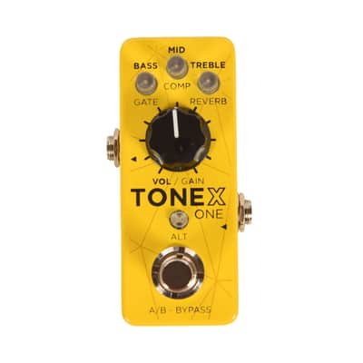 IK Multimedia TONEX ONE Amp Modeler & Multi Effects Pedal Brown Sound Limited Edition Yellow image 1