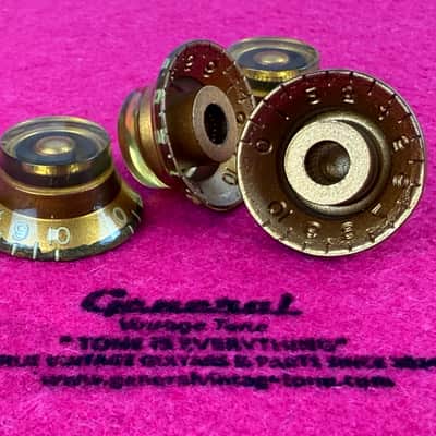 Aged CAB Knob Set for Les Paul® '59 Control – Vintage Reproduction image 6