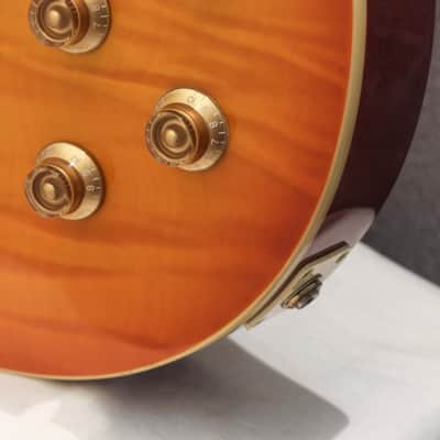 Blitz by Aria Pro II 'Leopard' BLP-450 Honeyburst 2016 | Reverb
