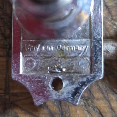 Used 1990's Gibson Deluxe Made in Germany Bass Side Keystone Guitar Tuner Individual 3x3 Guitar Tuner Chrome Luthier Parts #3 image 5