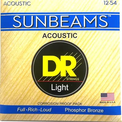 DR RCA-12 Sunbeam Light Acousting Strings 12-54 image 1