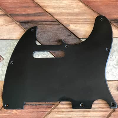 Real Life Relics Black Telecaster® Pickguard 1 Ply 8 Hole Beveled    [PGAD3] image 3