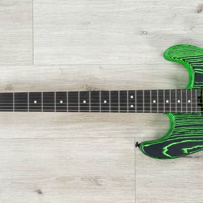 Charvel Limited Edition Pro-Mod San Dimas Style 1 HH FR E Ash Guitar, Green Glow image 6