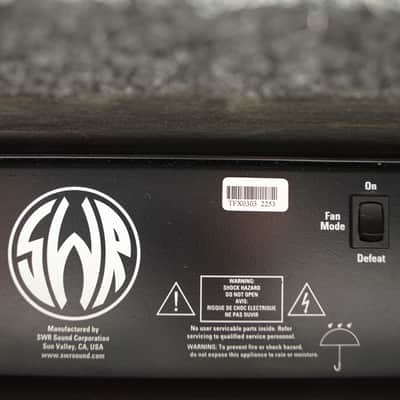 SWR - 350X 450W Solid-State Bass Head w/Grundorf Road Case - USED image 6