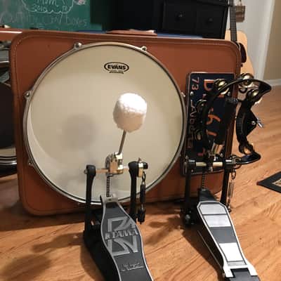 OneManBand drumco 16" fat albert suitcase drum bass drum kick drum guitar acoustic drums image 2