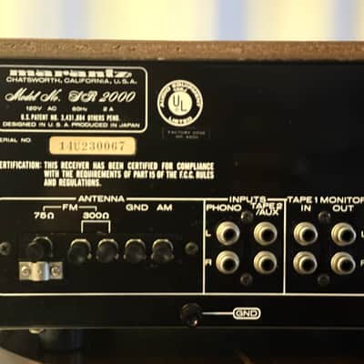 🎶✨ Marantz SR 2000 Vintage Stereo Receiver w/ Wood Case — Serviced, Ultrasonic-Cleaned image 14