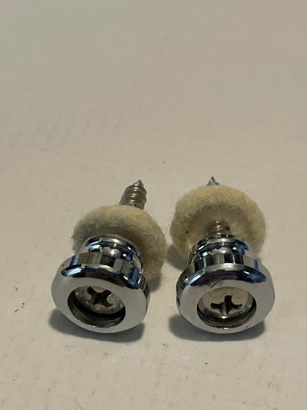 1990's Era Korean Ibanez RG270 RG & S Series Chrome Strap Buttons image 1