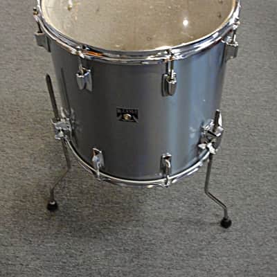 1984 Vintage Tama ImperialStar 3 piece drum shell Pack Royal Pewter made in Japan image 8