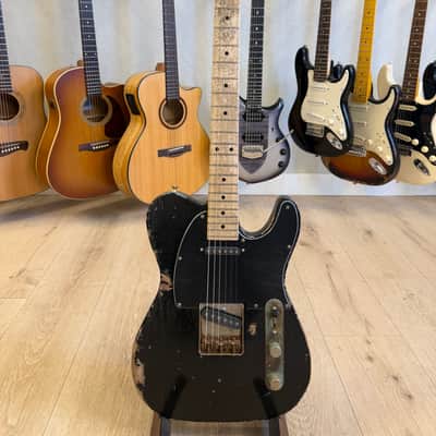 Matney Handmade Telecaster style 2025 - Heavy relic black image 1
