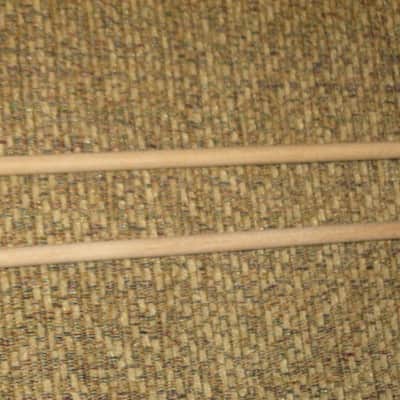 ONE pair new (with packaging) Malletech NR29B Mallets (Xylo / Bell / Miramba Mallets):  Natural Rubber, Hard, 1 & 1/8" Round Dark Grey Heads //  Birch Handles (from around 2019) Made in USA image 7