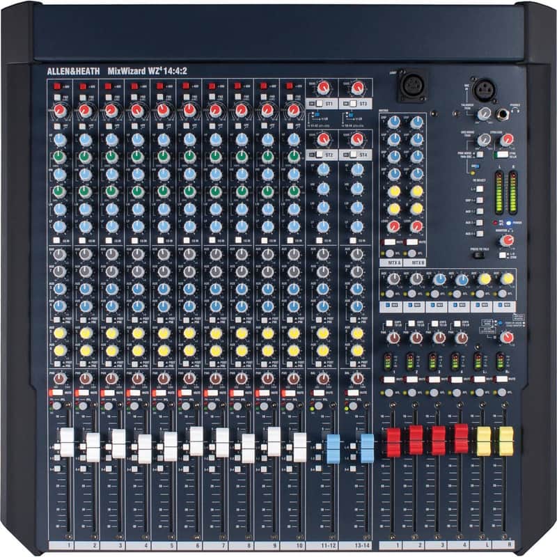 Allen & Heath MixWizard WZ4 14:4:2 Desk/Rack Mountable Mixer (B-Stock) image 1