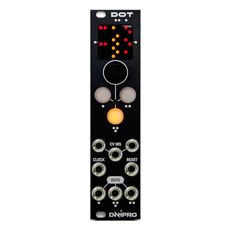 Dnipro Modular DOT Eurorack 3 Channel Pattern Generator Module (Black) Bild 1