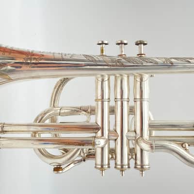Courtois Levy's Model Cornet 1880s - Silver image 10