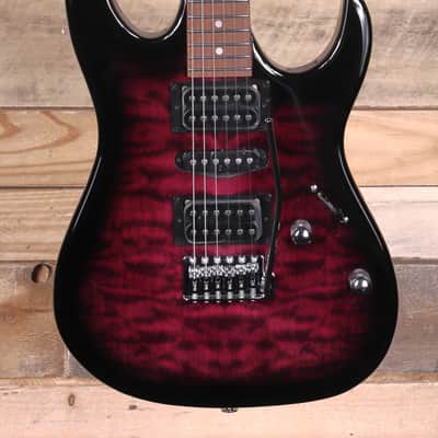 Ibanez GRX70QA Electric Guitar Transparent Violet Sunburst image 1